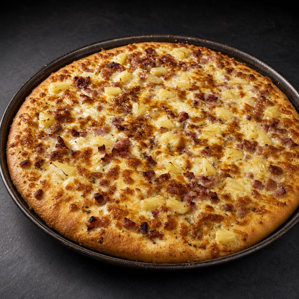 Hawaiian Delight Pizza.